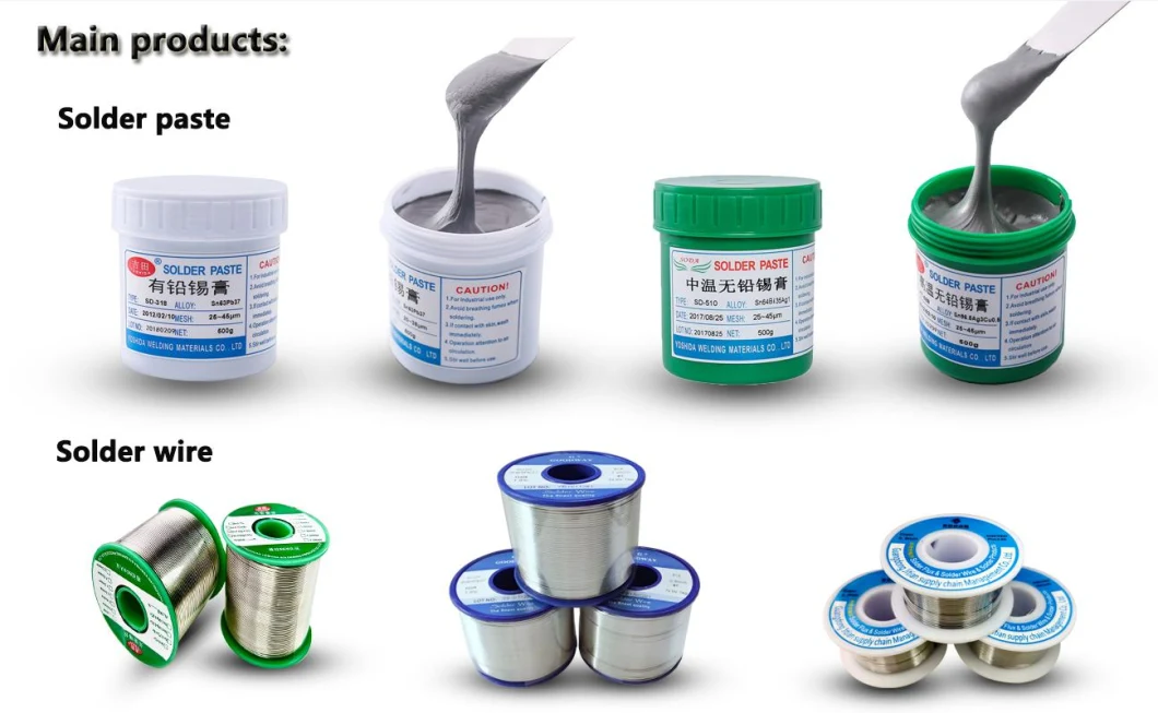 High Brightness Activity Tin Lead Solder Wire Sn55pb45 250g 2.2% OEM